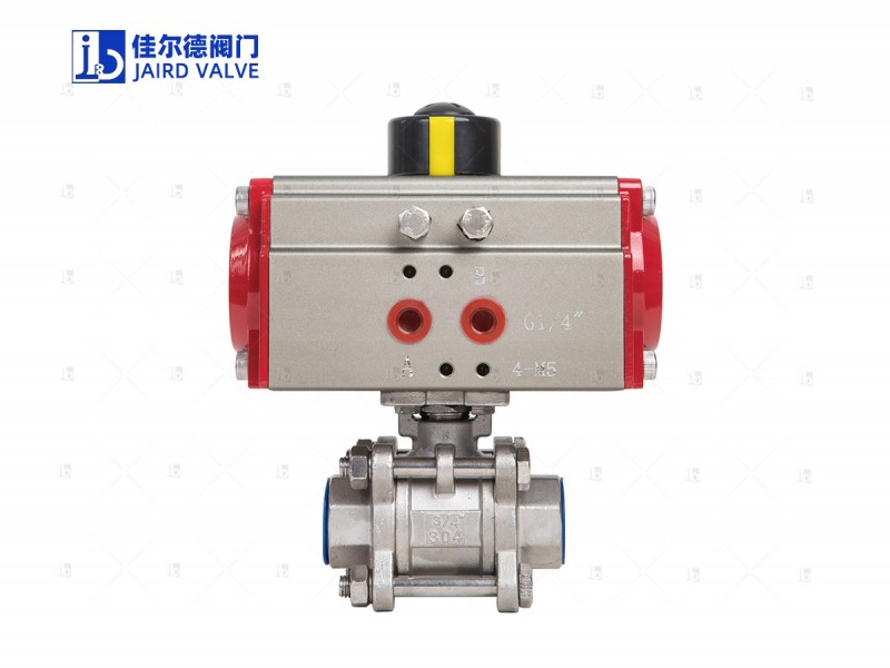 Q611三片式气动球阀